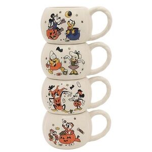 Disney’s Mickey and Friends 4pc Halloween Stacking mug Set